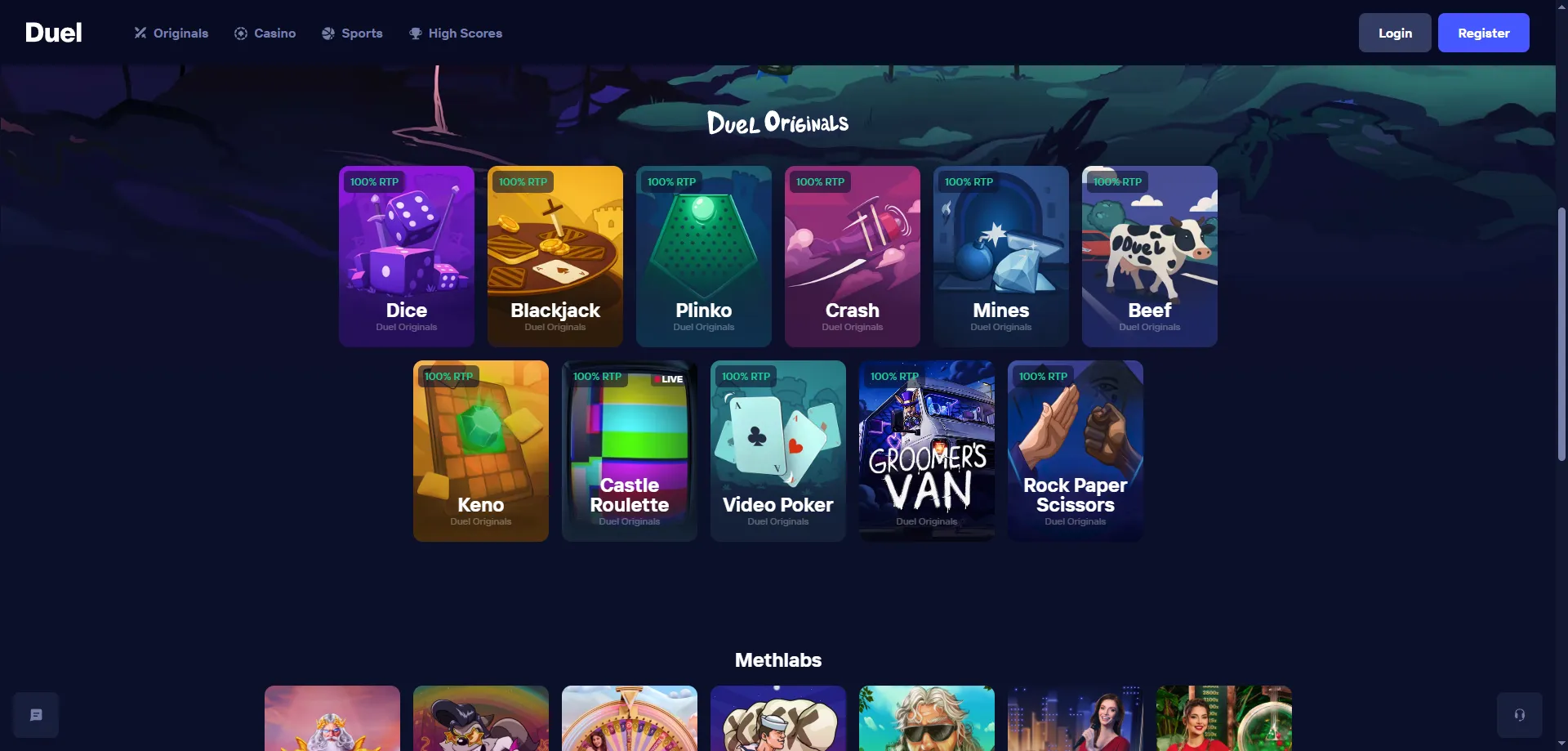 Provider di giochi Duel Casino — Pragmatic Play, Evolution e altri